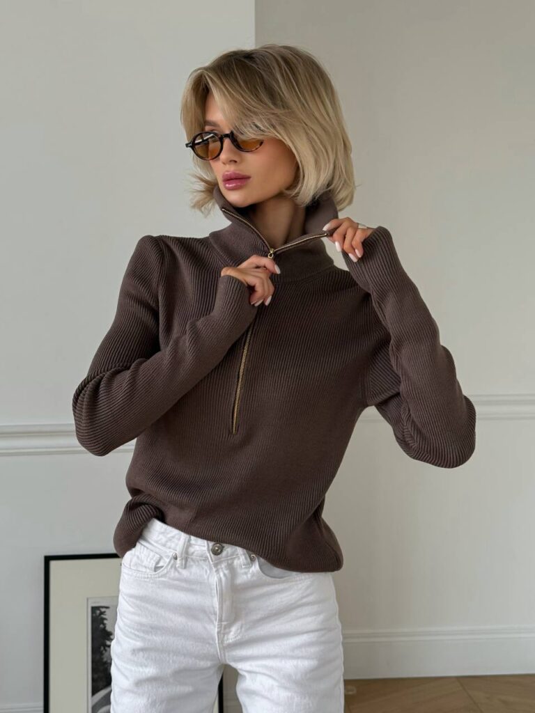 half-zip-knit-sweater